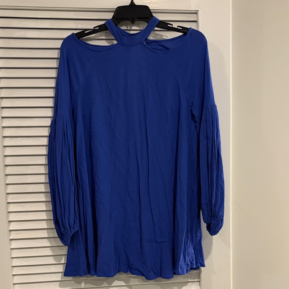 Free People Blue Blouse